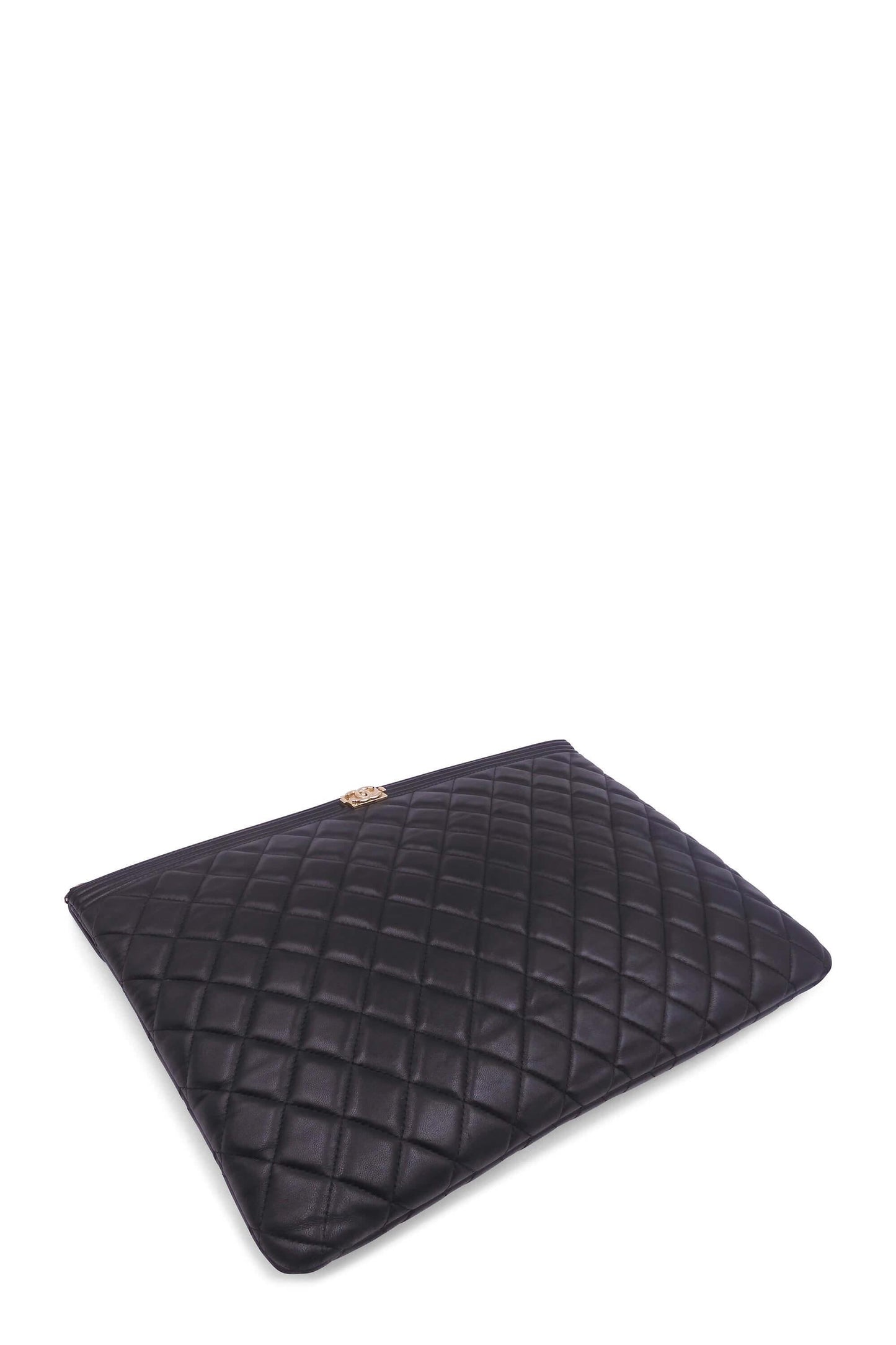 Quilted Boy Large O Case Black
