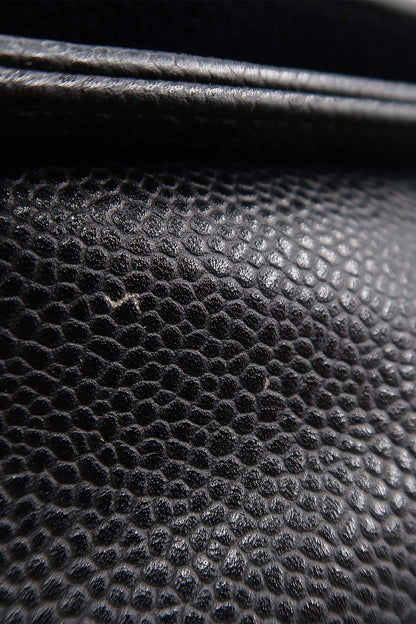 Quilted Caviar New Medium Boy with Ruthenium Hardware Black