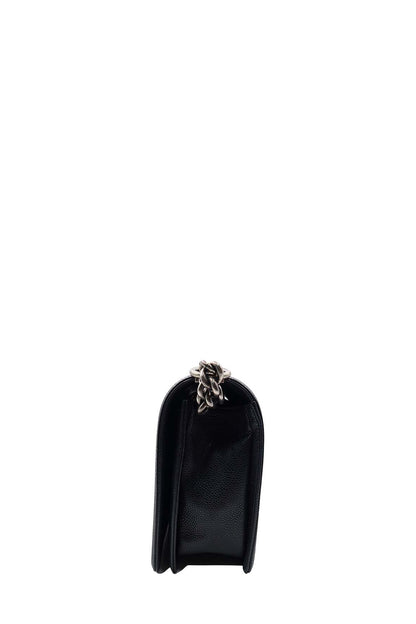 Quilted Caviar New Medium Boy with Ruthenium Hardware Black