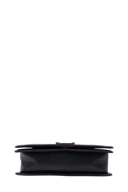 Quilted Caviar New Medium Boy with Ruthenium Hardware Black