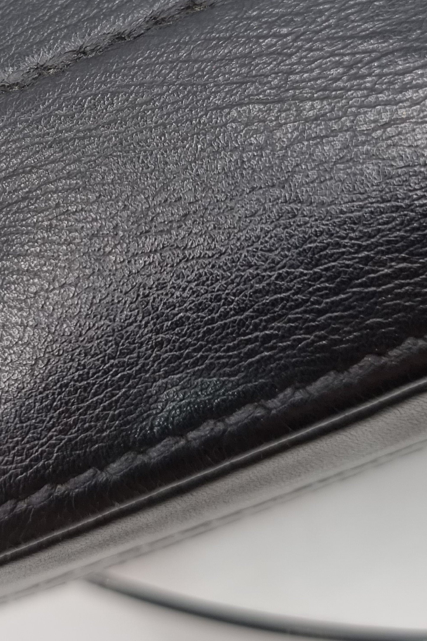 Quilted Chocolate Bar Single Flap Bag  Black