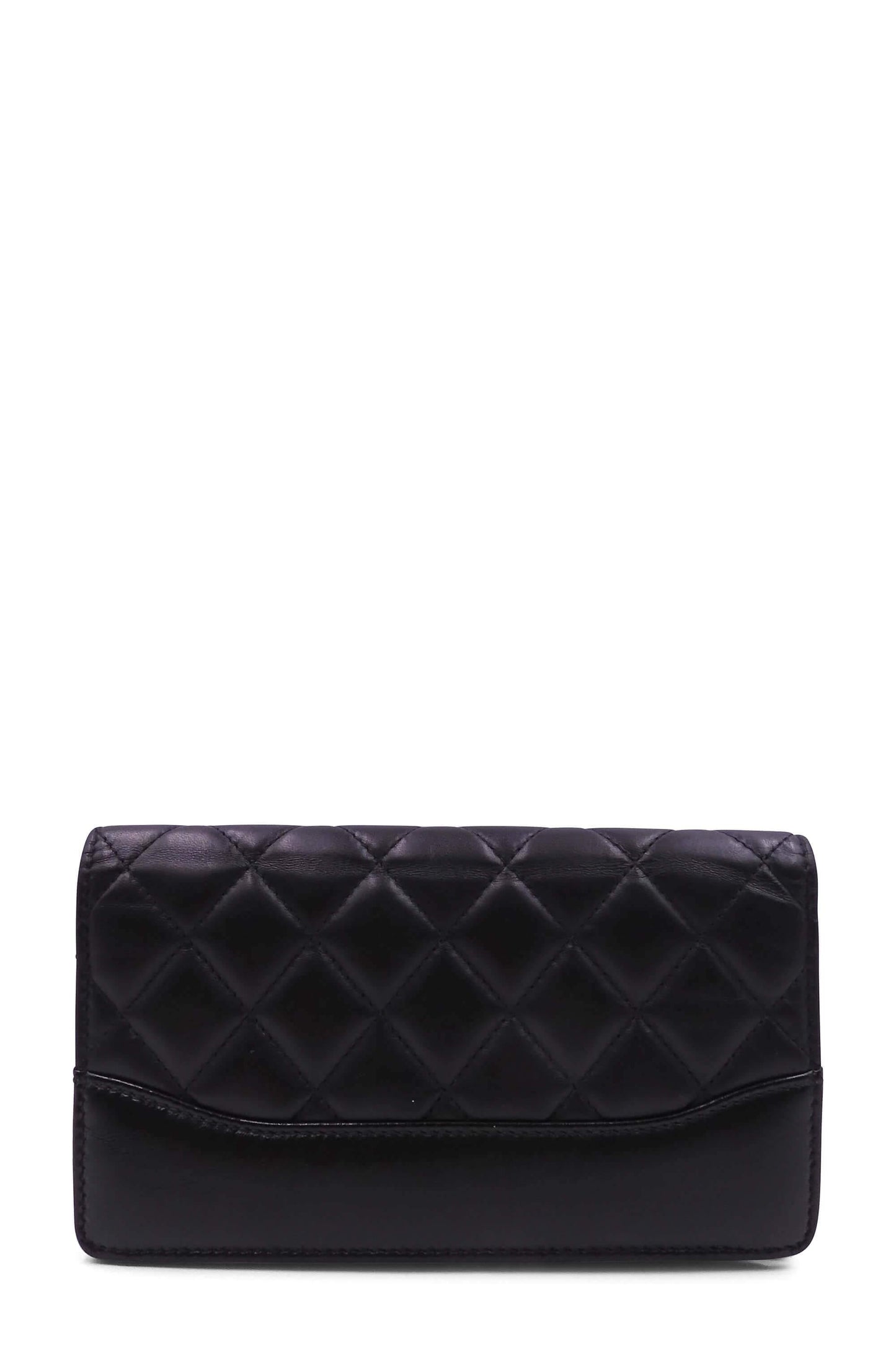 Quilted Gabrielle Wallet Black