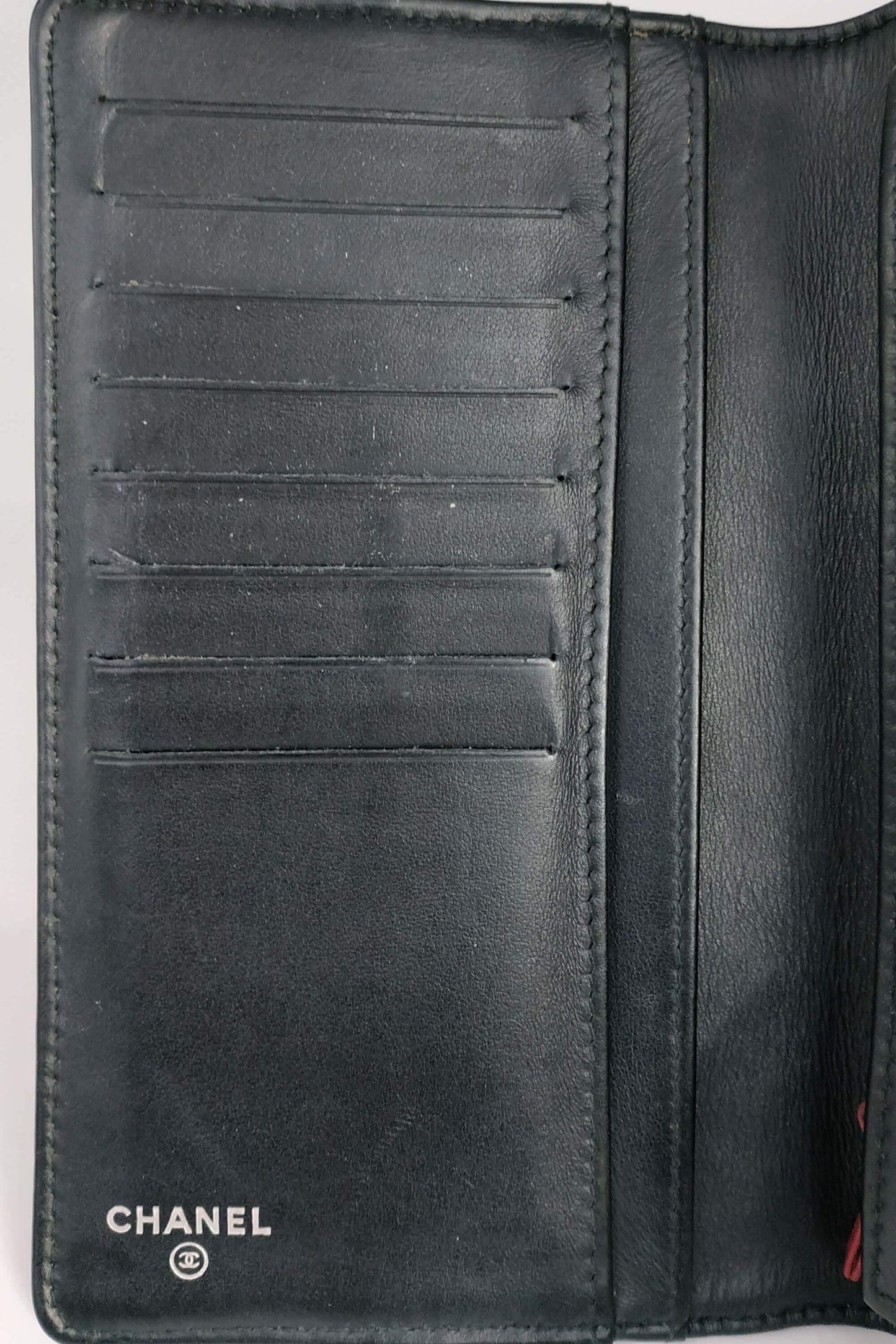 Quilted Gabrielle Wallet Black