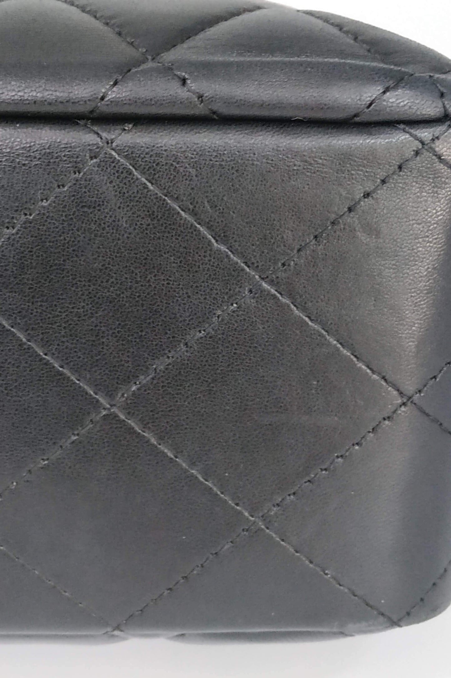 Quilted Lambskin Jumbo Classic SIngle Flap Bag with Gold Hardware Black
