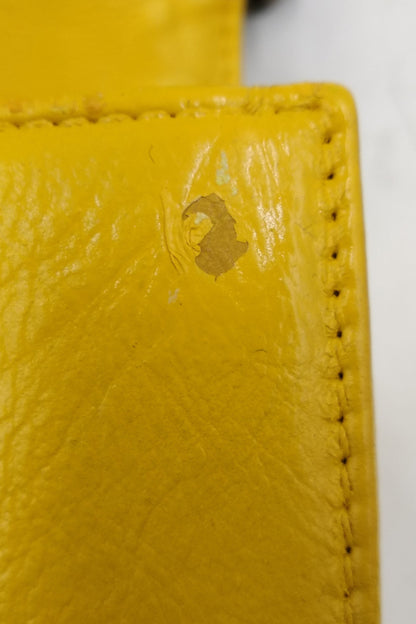 Quilted Lambskin Old Medium Boy in Ruthenium Hardware Yellow