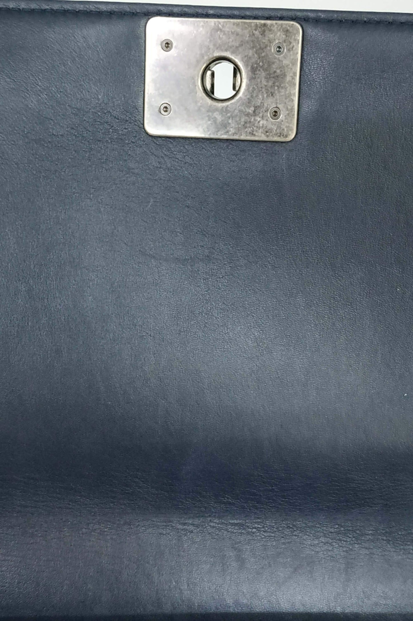 Quilted New Medium Ombre Boy with Ruthenium Hardware Blue