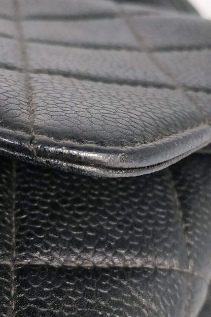 Quilted Vintage Kelly Bag Black
