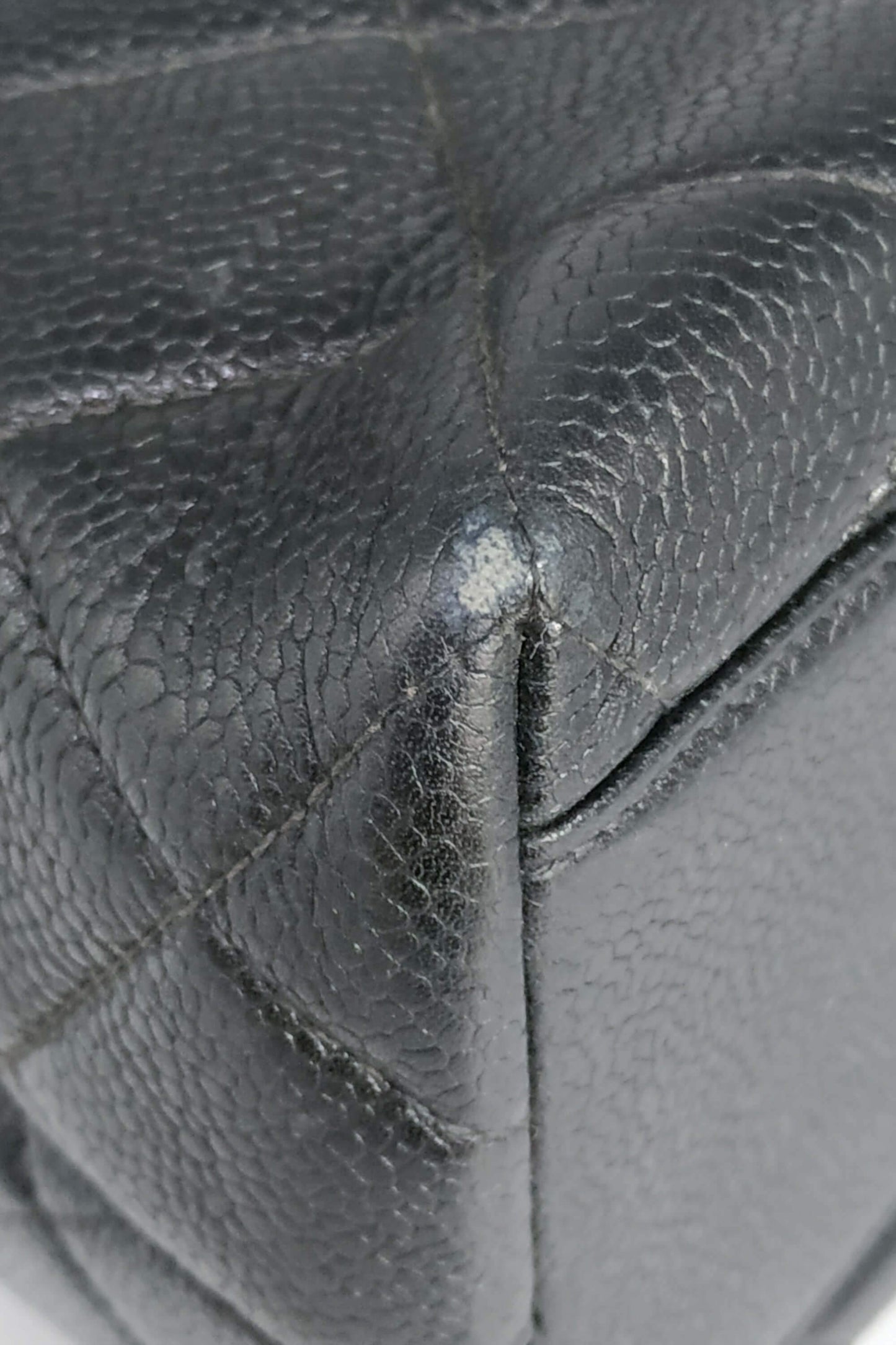 Quilted Vintage Kelly Bag Black