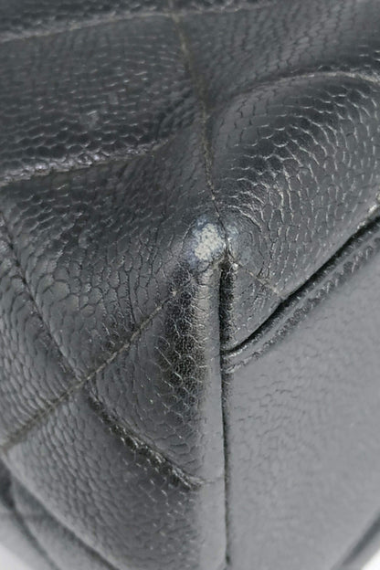 Quilted Vintage Kelly Bag Black