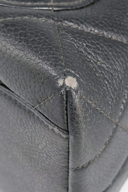 Quilted Vintage Kelly Bag Black