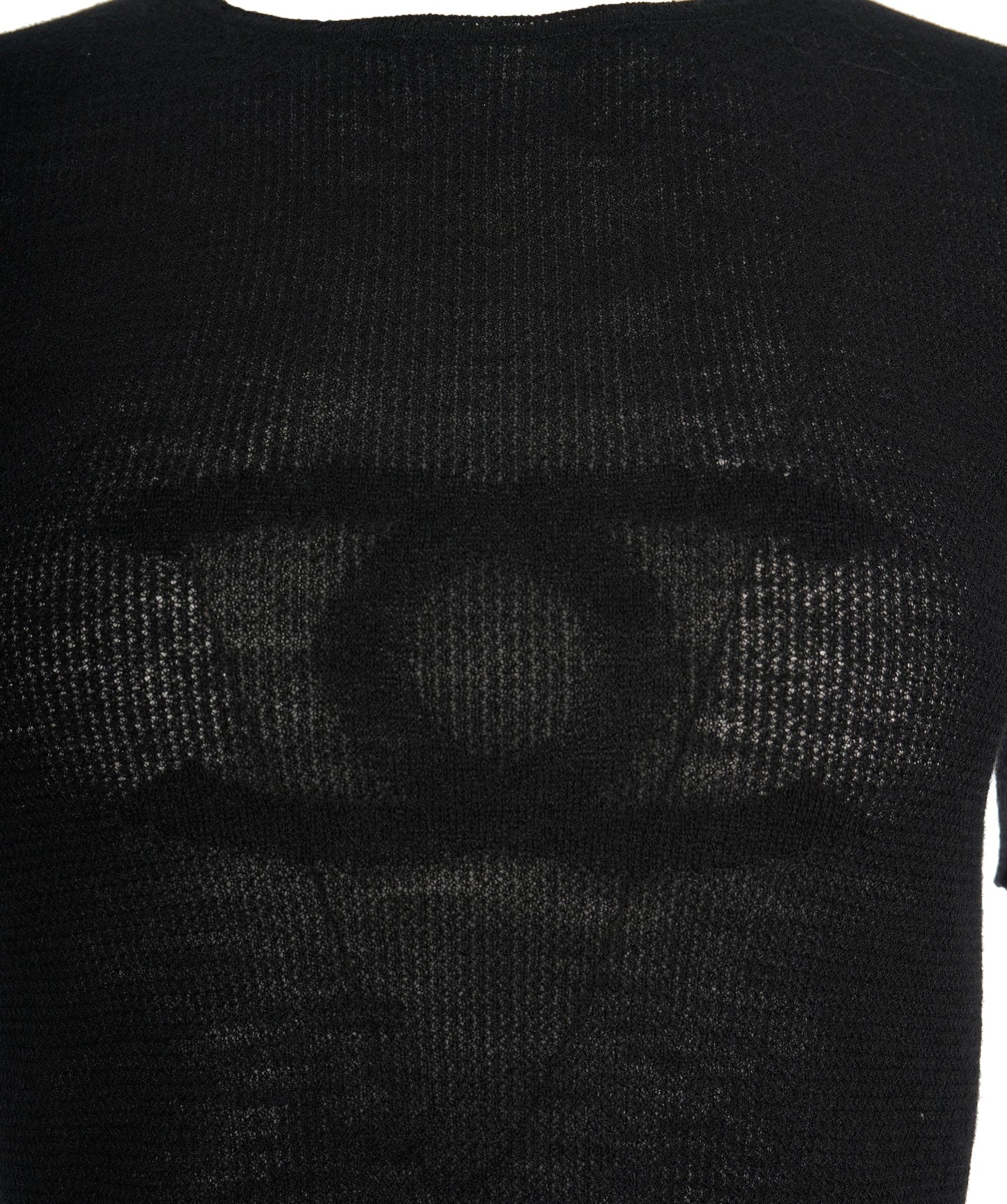 Chanel 02A Big CC Knit Sweater black ASL10697