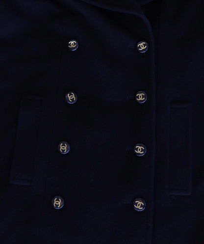 Chanel 93A Cashmere Coat Black DXBK0088