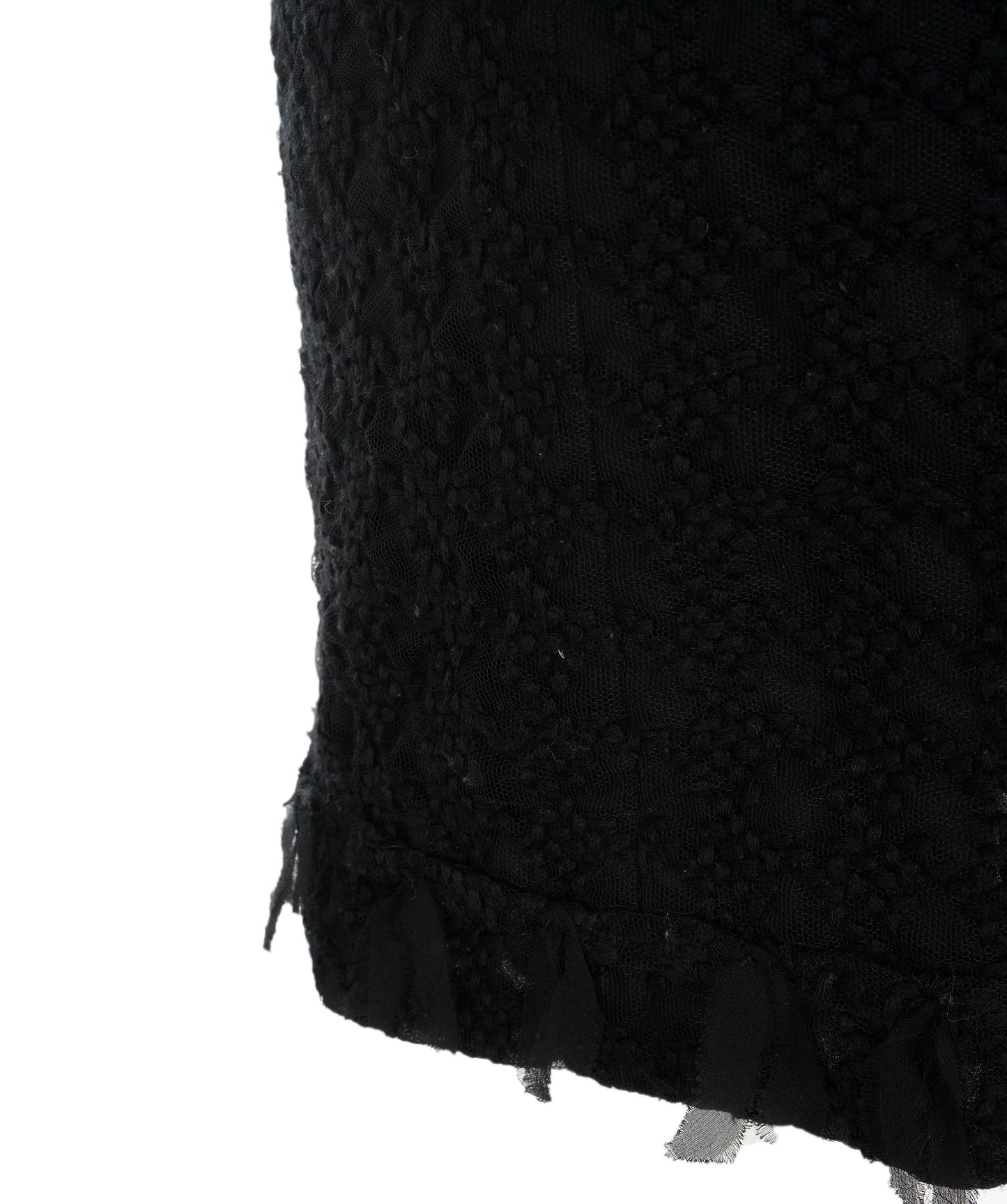 Chanel black lace skirt  AVL1447
