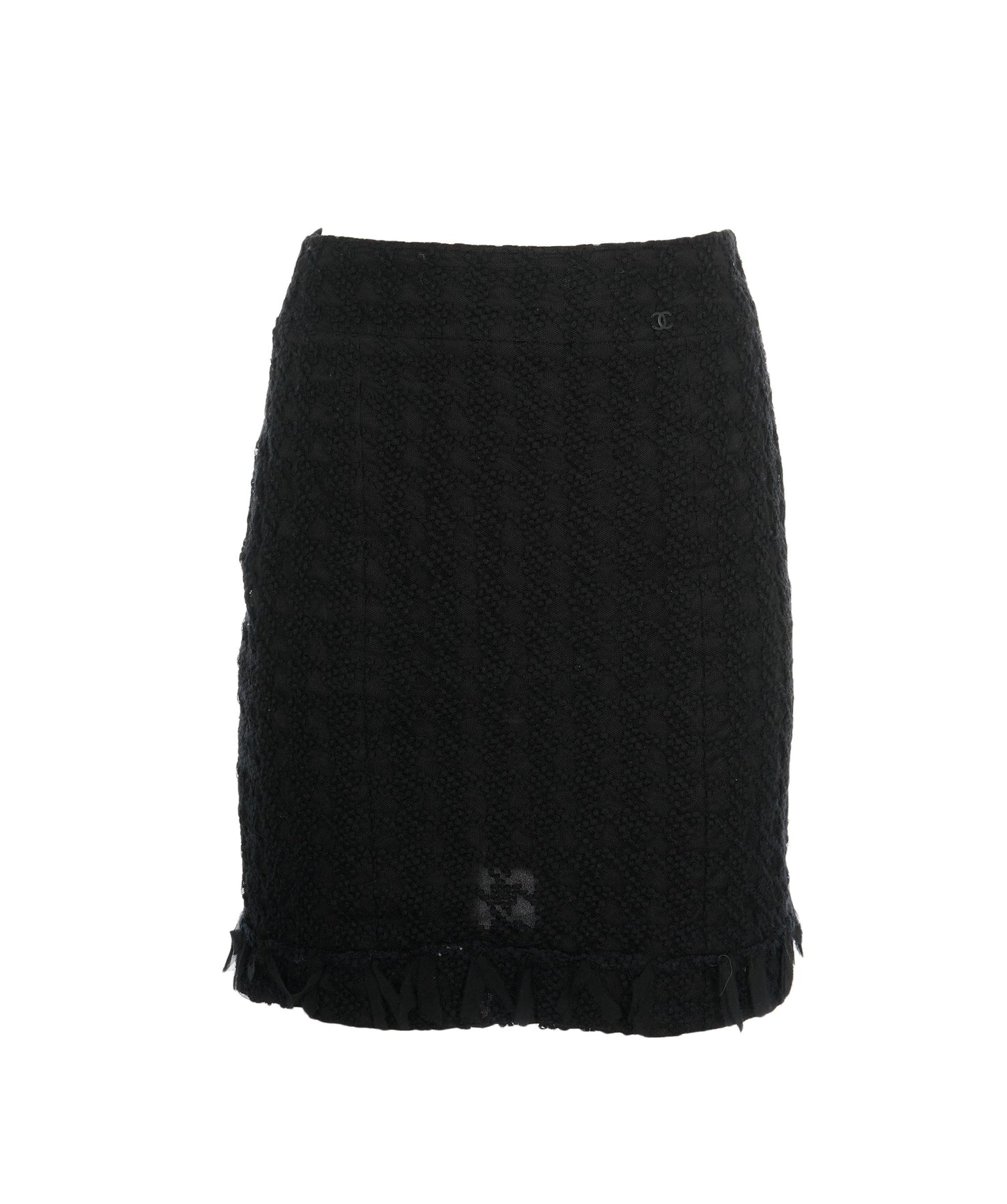 Chanel black lace skirt  AVL1447