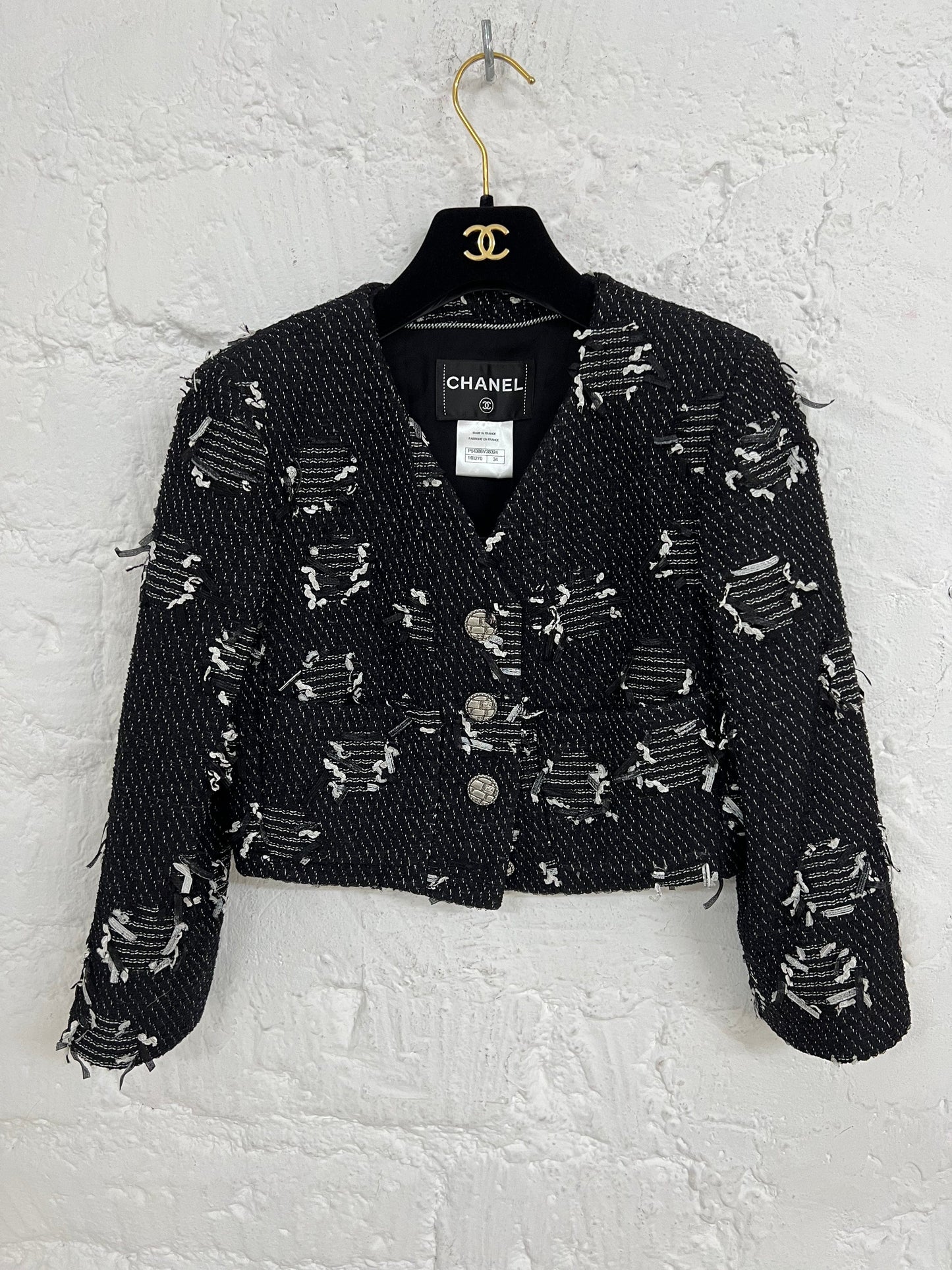 Chanel Black Short Jacket ALEP099