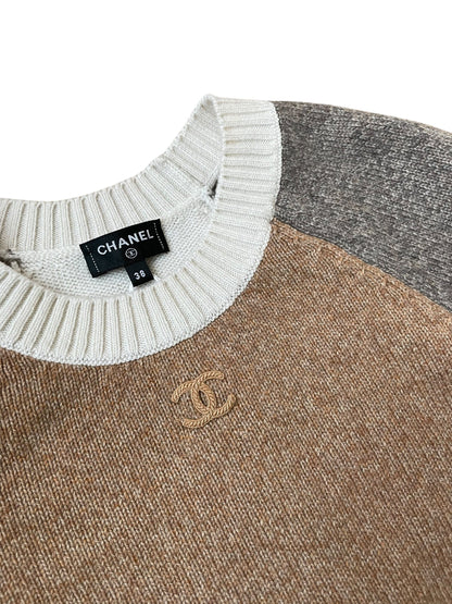 Chanel Caramel Cashmere Sweater DXBK0139