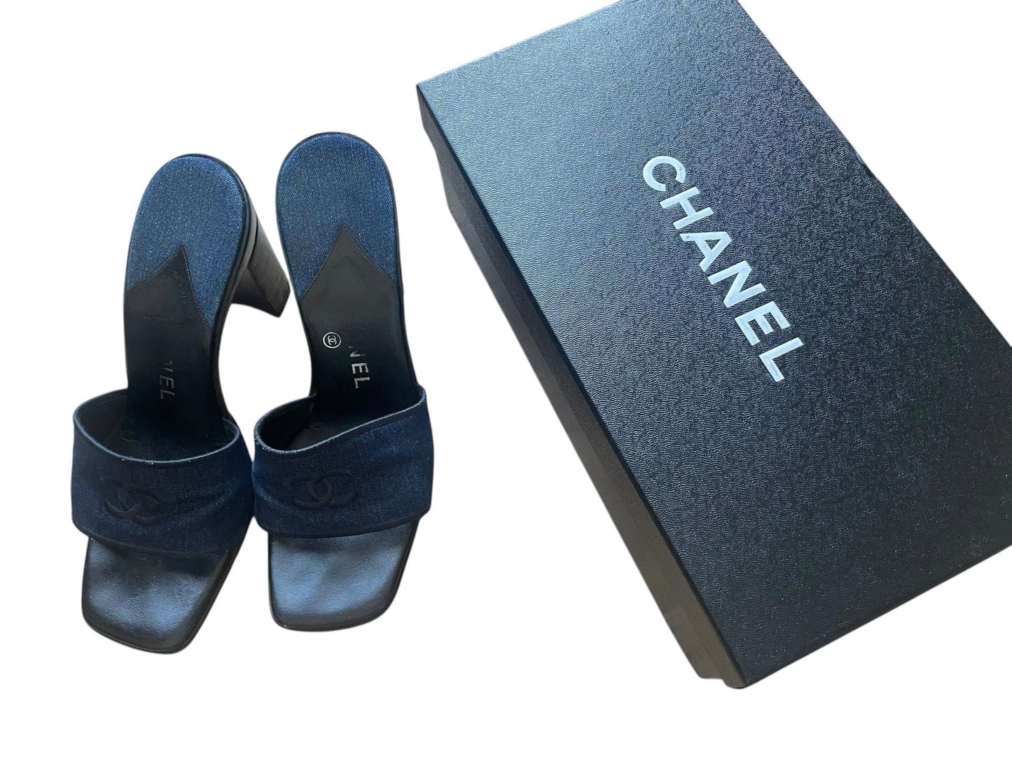 Chanel CC Denim Sandals  DXBK0144