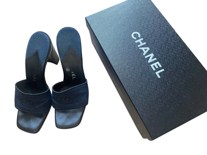 Chanel CC Denim Sandals  DXBK0144