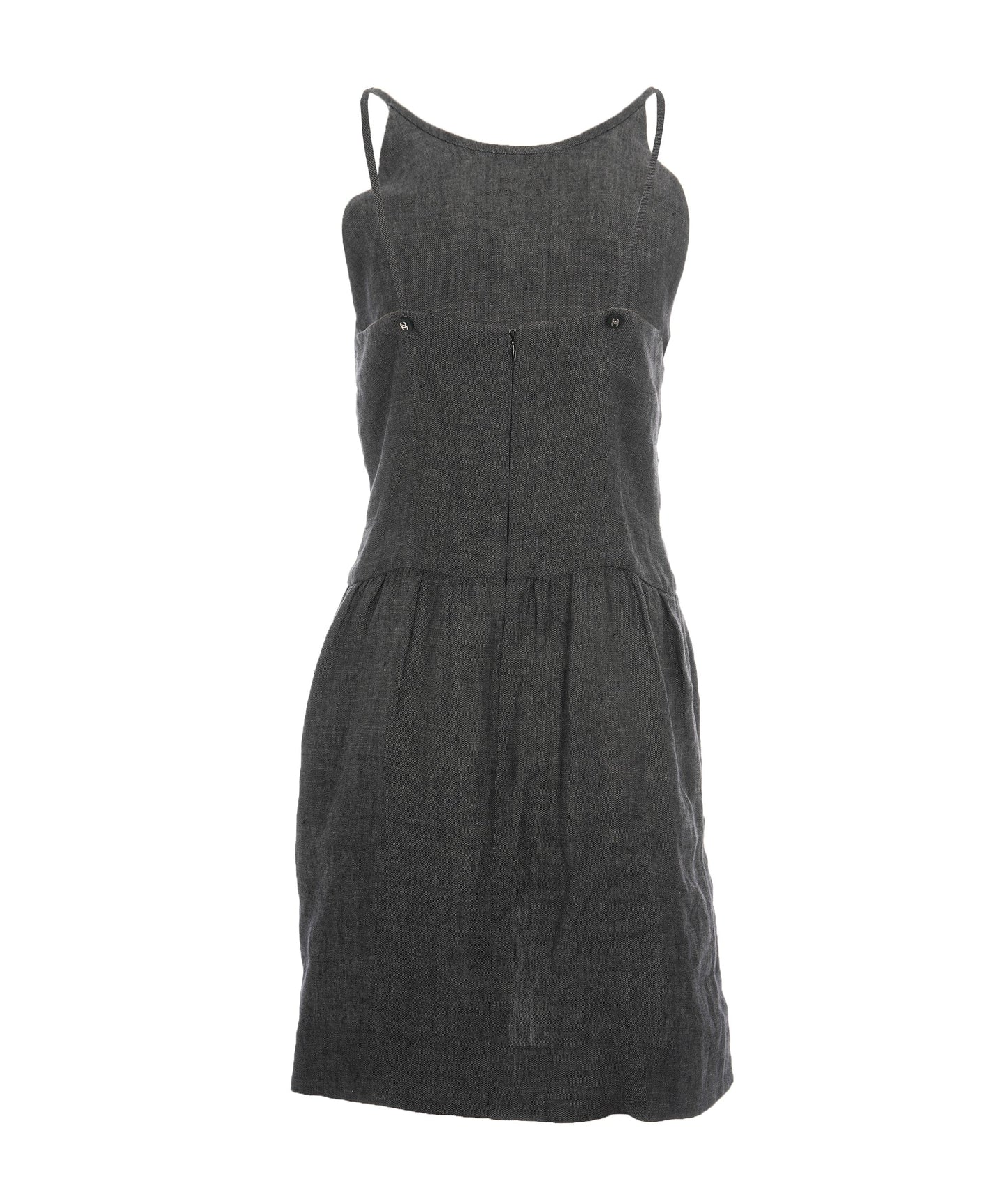 Chanel Grey Strappy CC Dress ALC1169