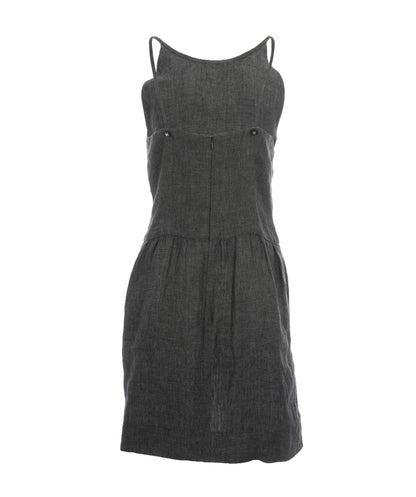 Chanel Grey Strappy CC Dress ALC1169