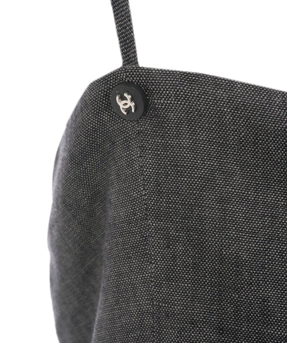 Chanel Grey Strappy CC Dress ALC1169