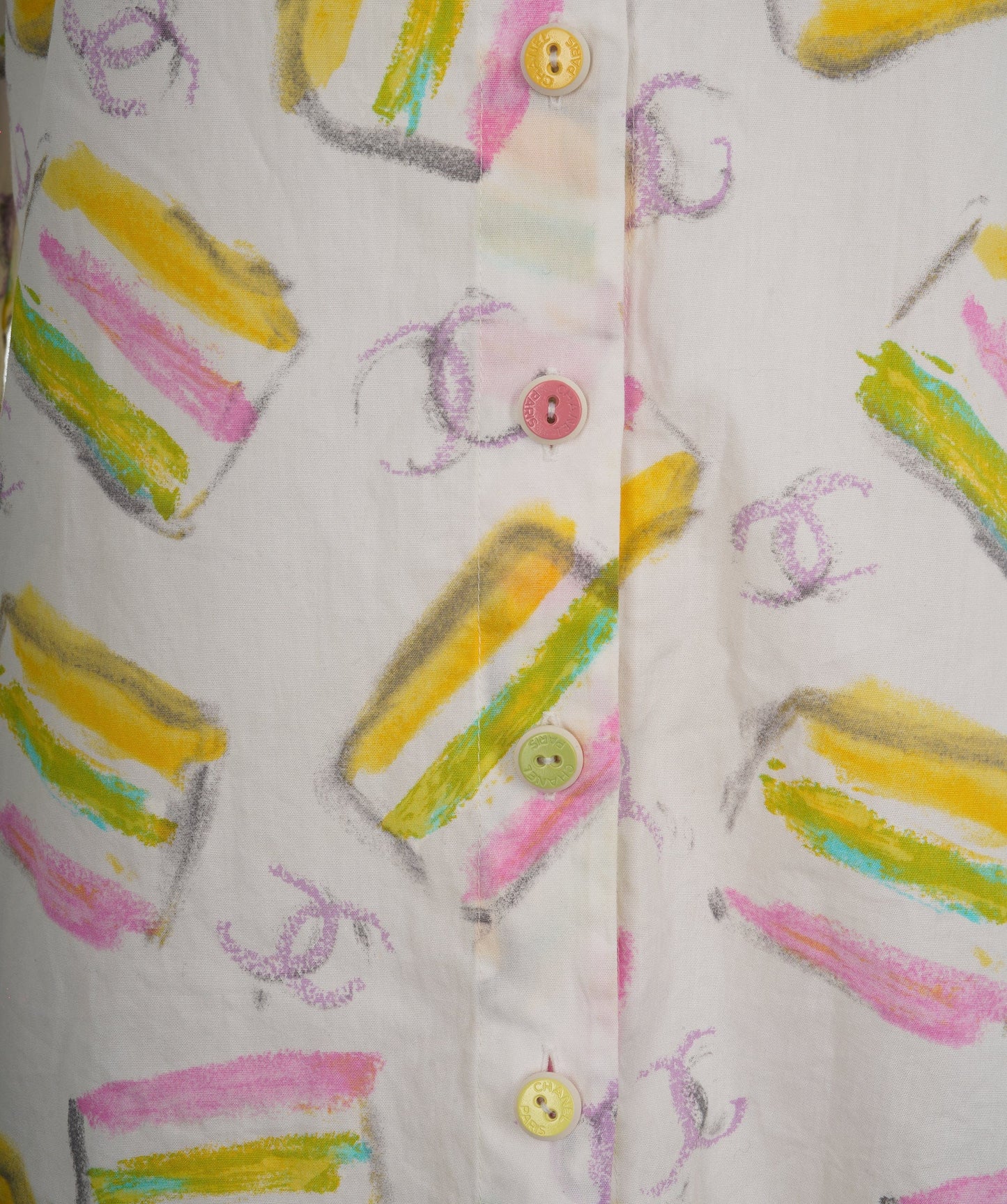 Chanel printed ice cream vintage shirt 04c AVC2041