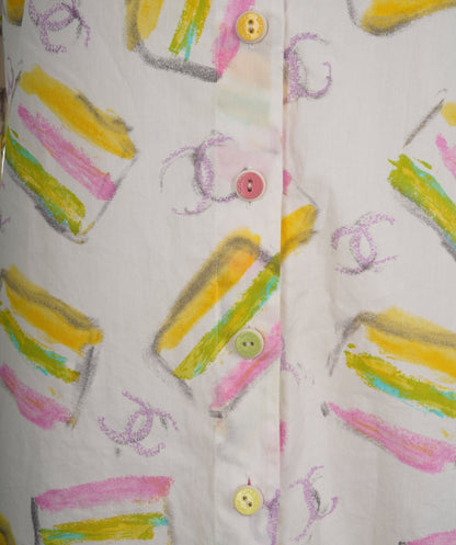 Chanel printed ice cream vintage shirt 04c AVC2041