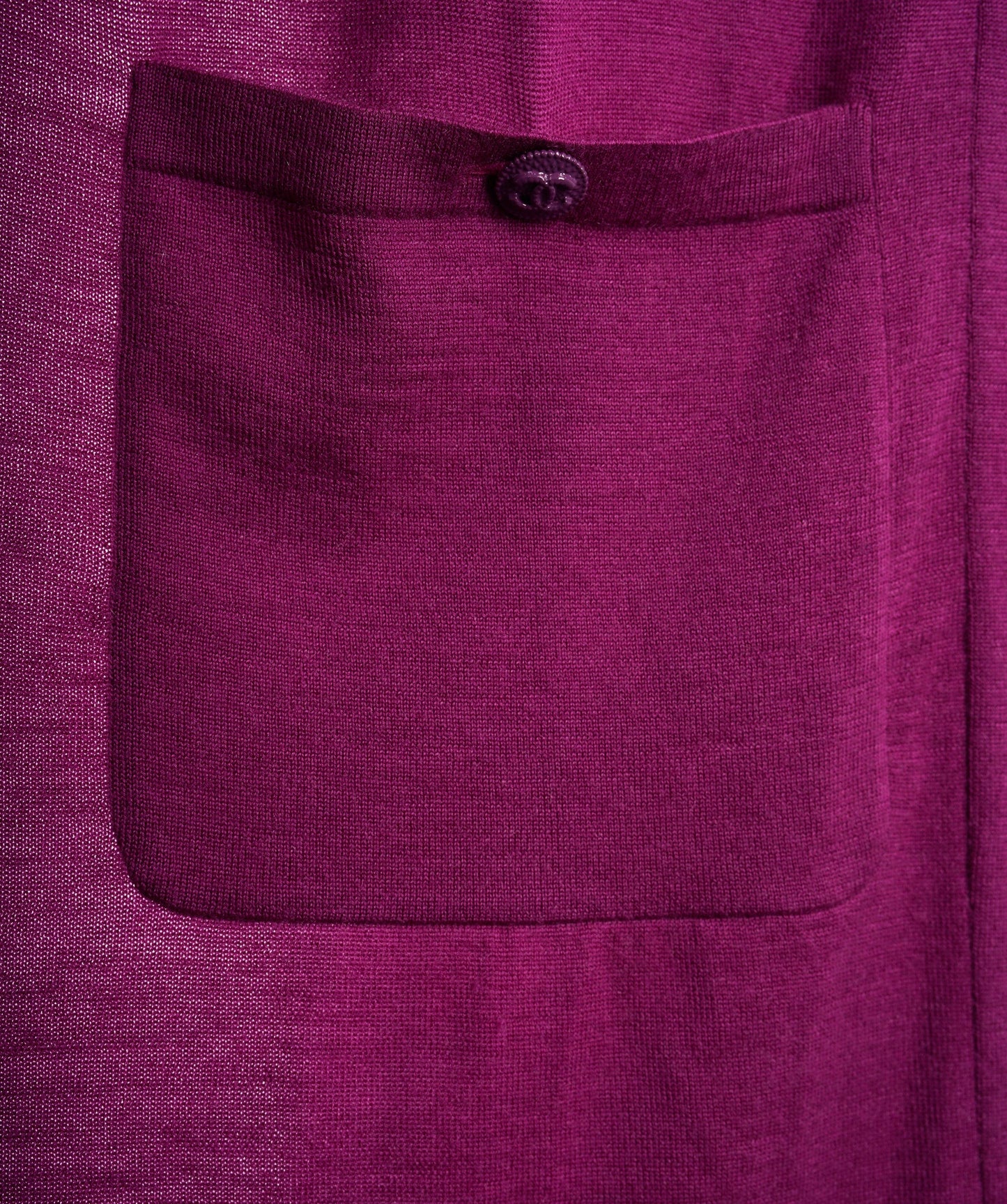 Chanel Vintage Fuschia Cashmere Sweater Vest ASL10232