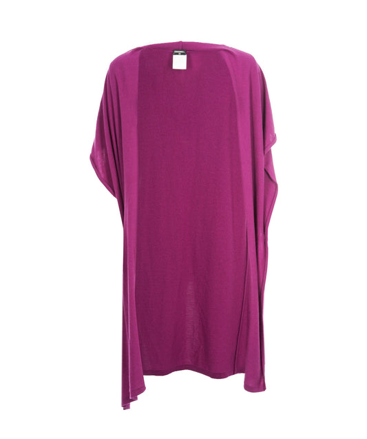 Chanel Vintage Fuschia Cashmere Sweater Vest ASL10232