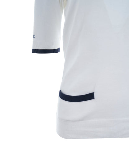 Chanel White Navy Top ASC5128