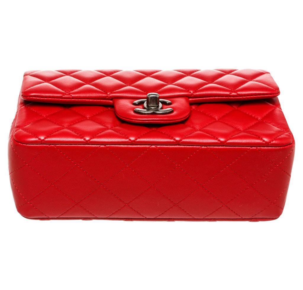 Chanel Classic Medium HandBag Red