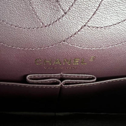 Reissue 2.55 226 28CM Medium Chevron Calfskin Burgundy GHW No 23