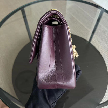 Reissue 2.55 226 28CM Medium Chevron Calfskin Burgundy GHW No 23