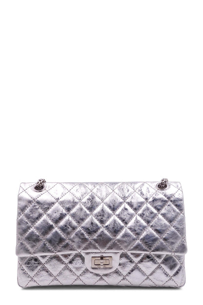 Reissue 226 Double Flap Bag with Silver Hardware Silver