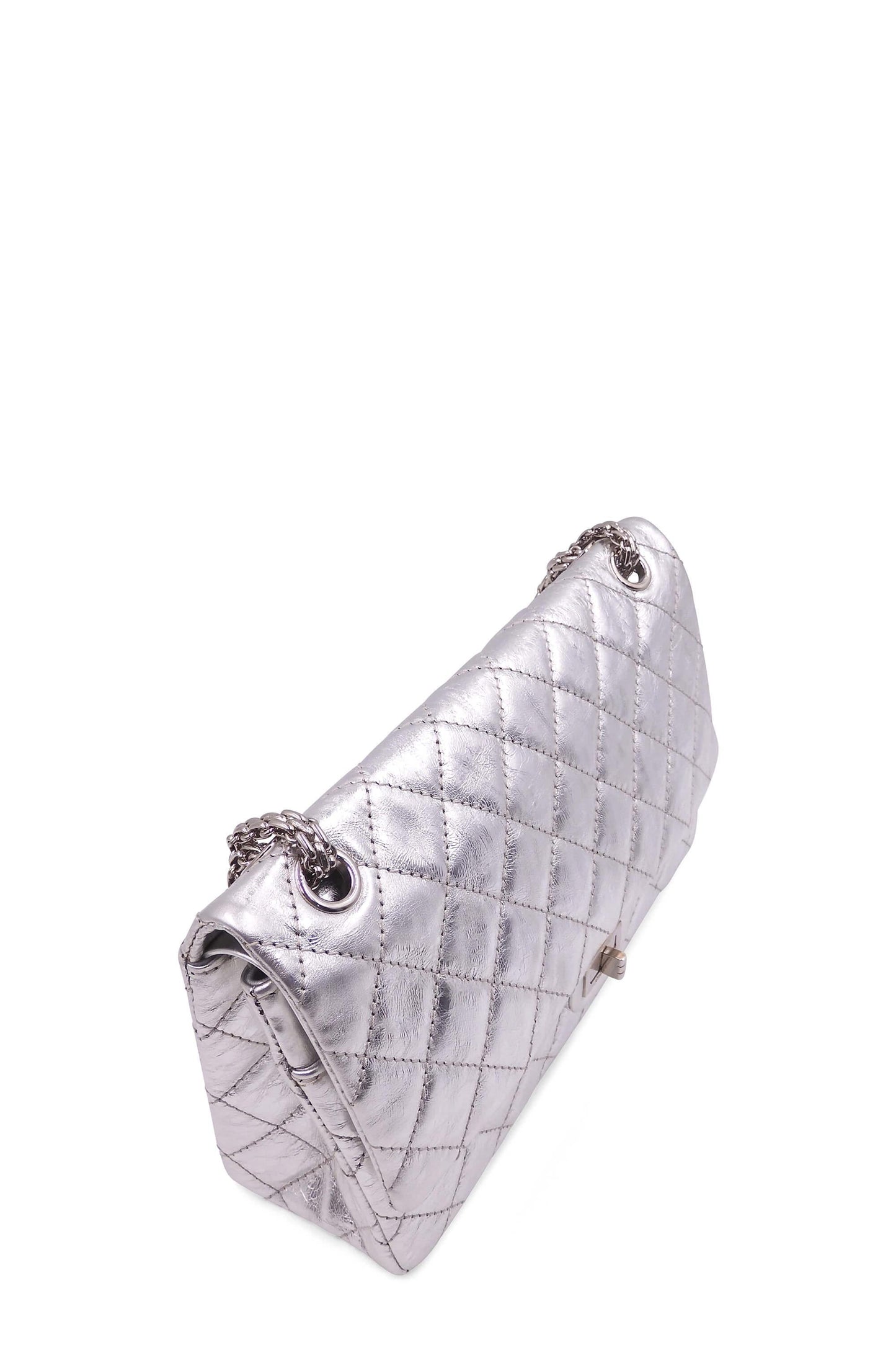 Reissue 226 Double Flap Bag with Silver Hardware Silver