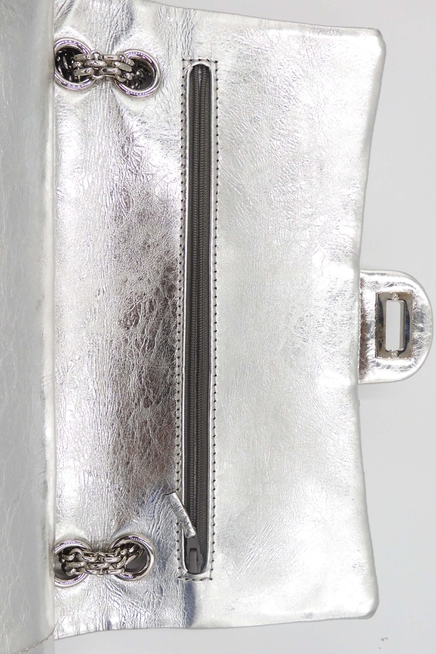 Reissue 226 Double Flap Bag with Silver Hardware Silver