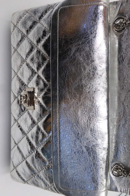 Reissue 226 Double Flap Bag with Silver Hardware Silver