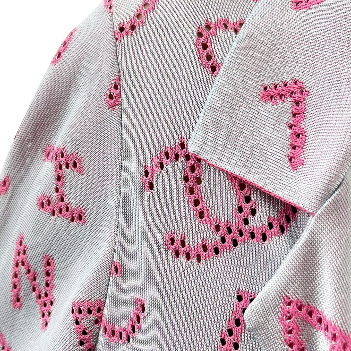 Chanel Pink Logo Kimono