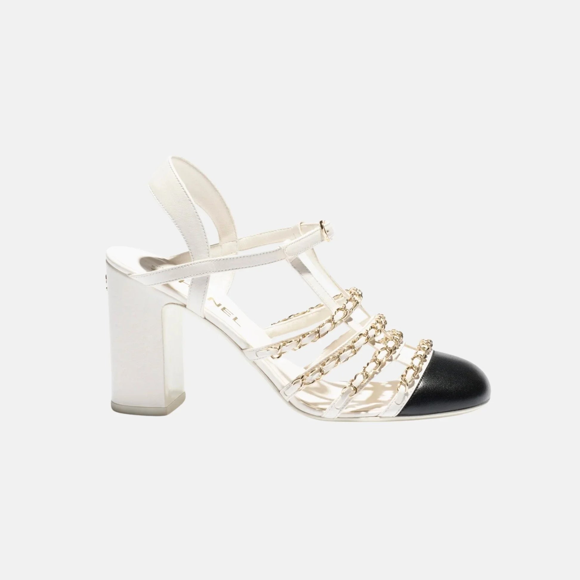 Chanel Slingbacks in Shiny Lambskin, Side