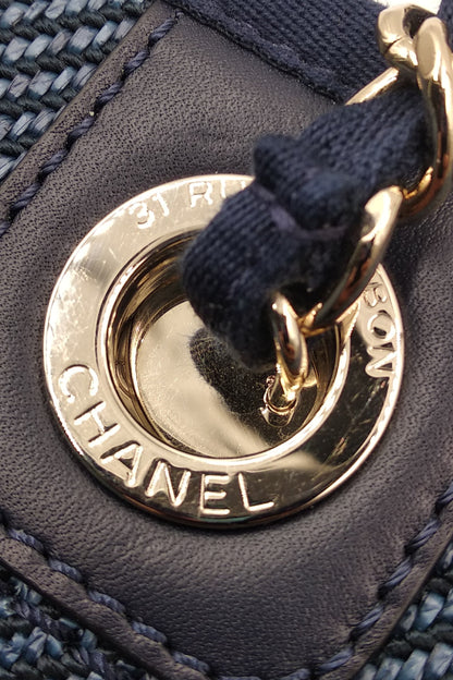 Small Deauville Tote Navy