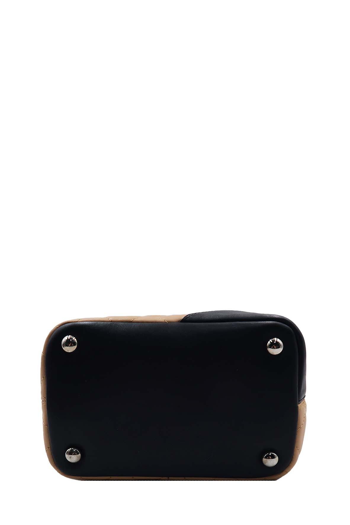 Small Ligne Cambon Tote Beige Black