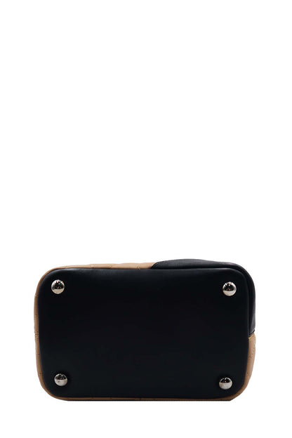 Small Ligne Cambon Tote Beige Black