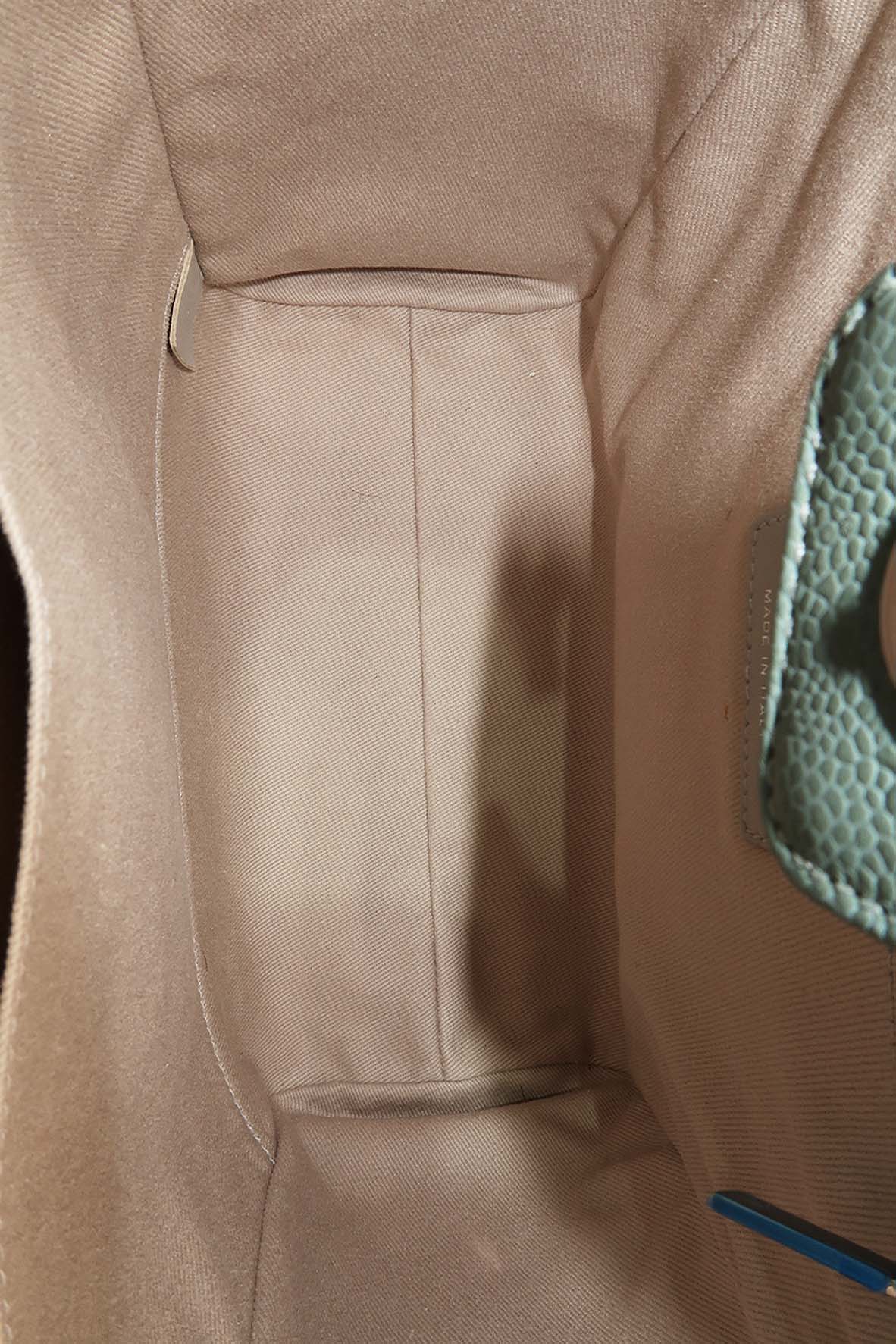 Small North South Deauville Tote Glazed Green