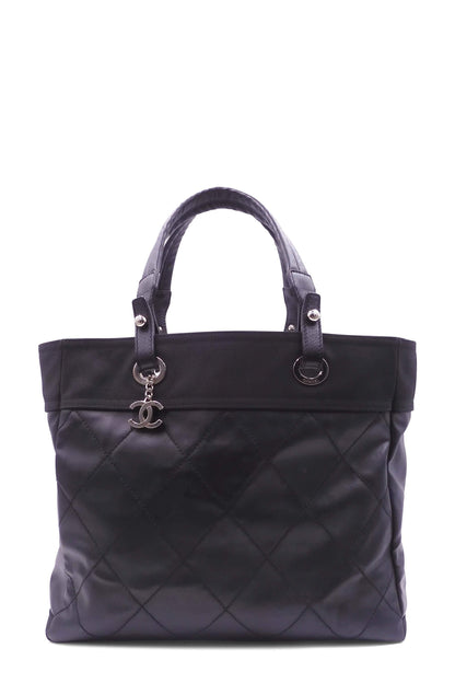 Small Paris-Biarritz Tote Black
