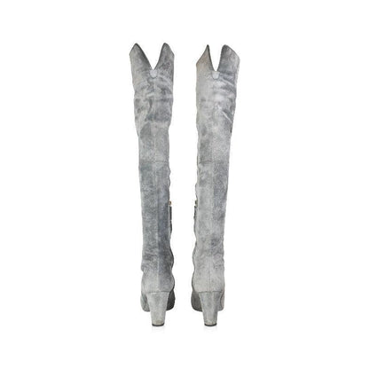 Chanel Suede Boots - 38