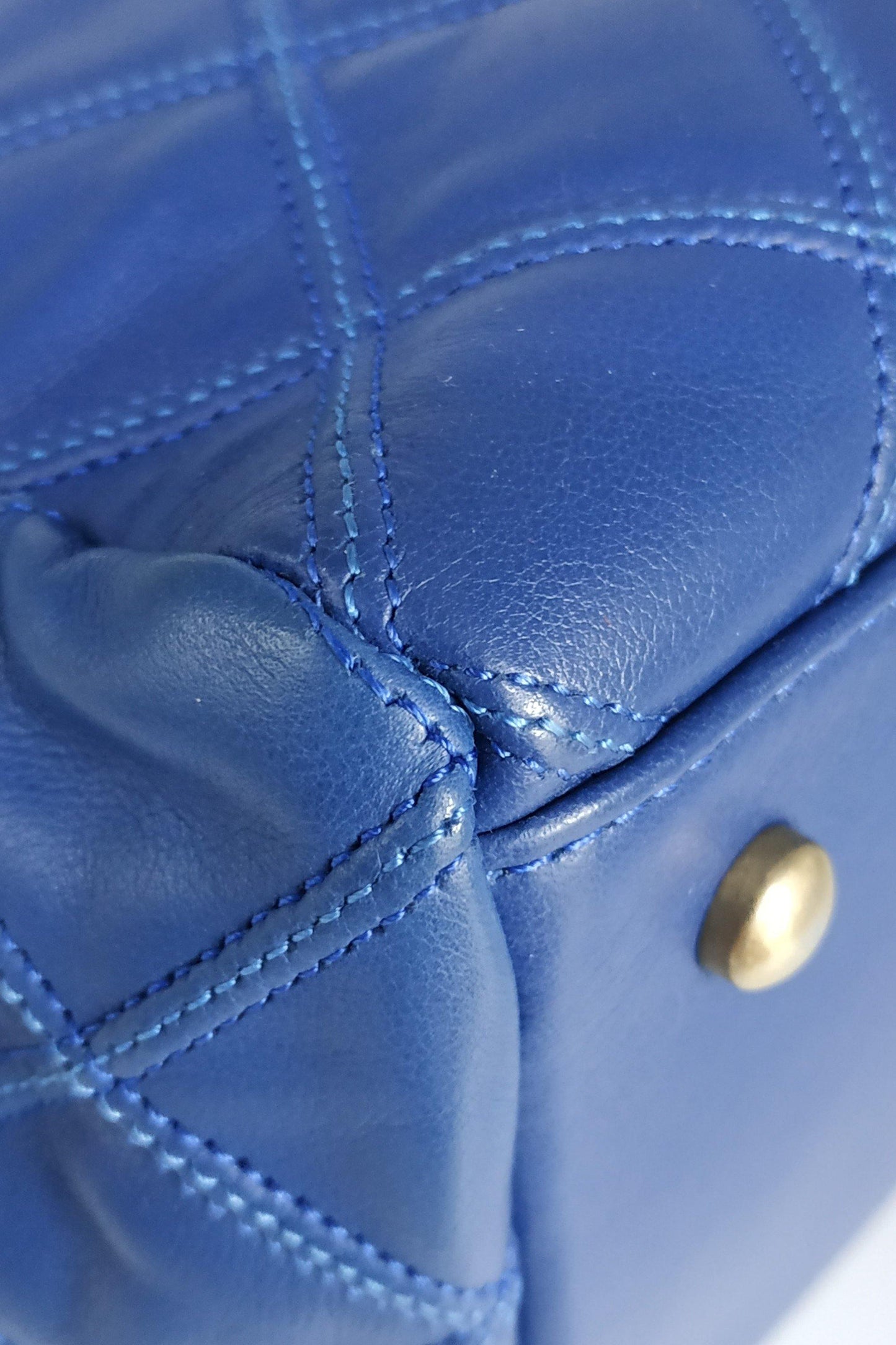 Thin City Accordion Tote Blue