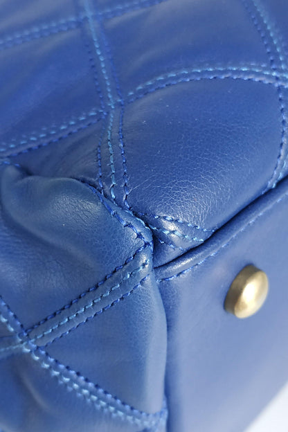 Thin City Accordion Tote Blue