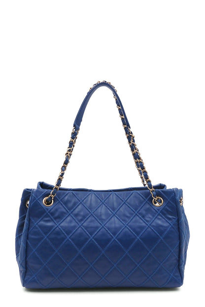 Thin City Accordion Tote Blue
