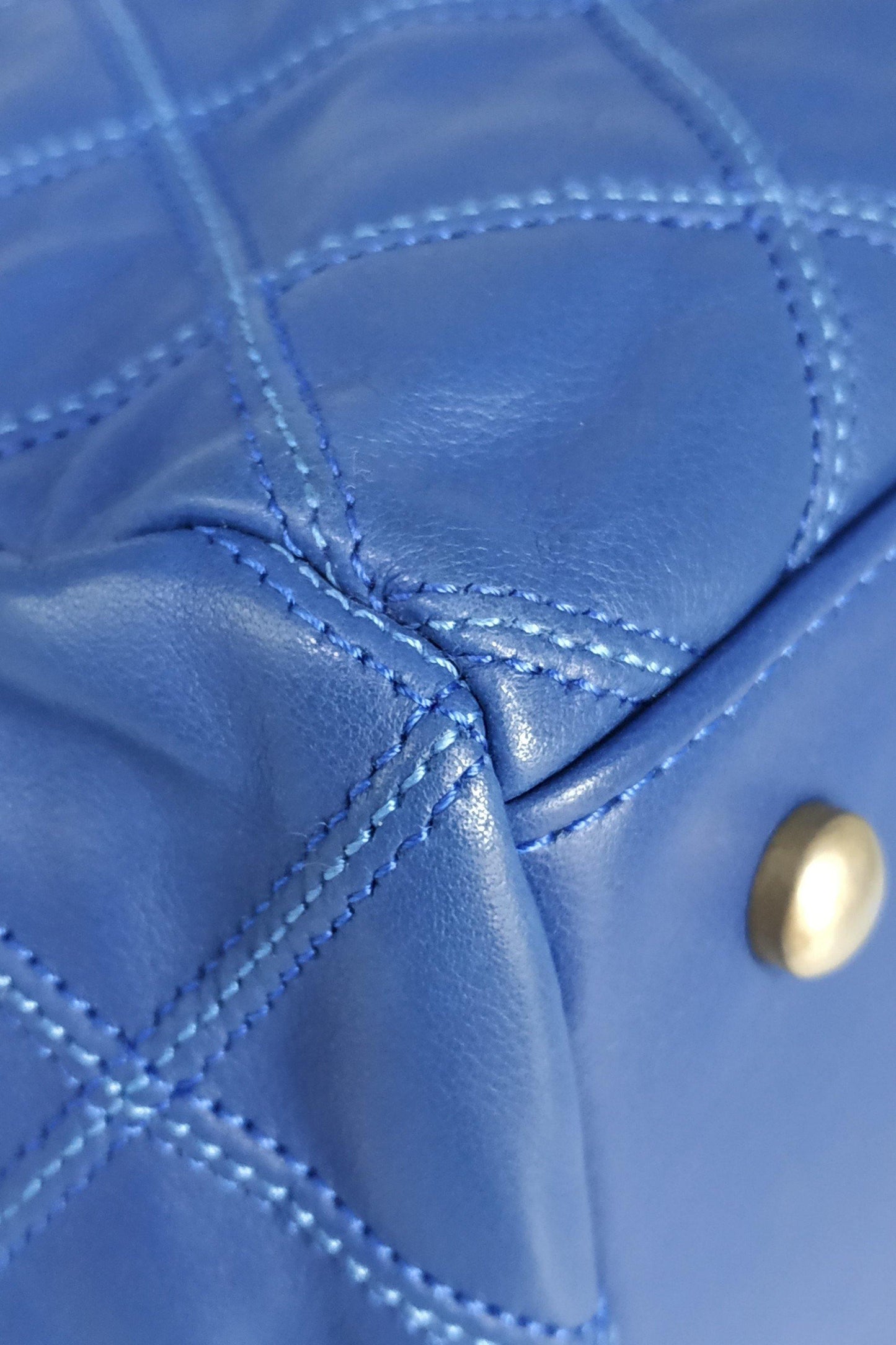 Thin City Accordion Tote Blue