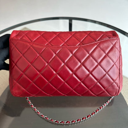 Timeless Classic Flap Lambskin Clutch Quilted Shoulder Bag No 15